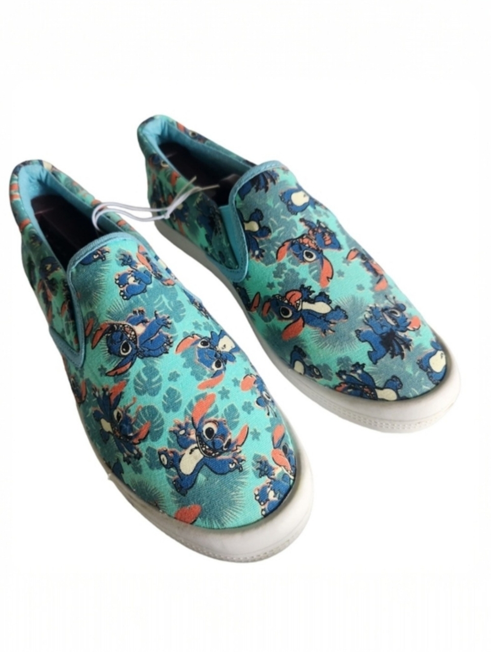 Disney Lilo and Stitch Hawaiian Sneakers Slip On Shoes Size 8